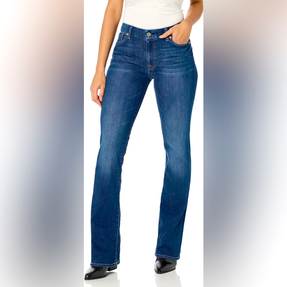 7 For All Mankind Women’s Mid Rise Bootcut Jeans Size 29